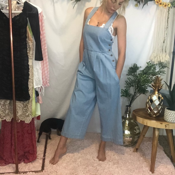 Free People Pants - Free People Denim Romper 4